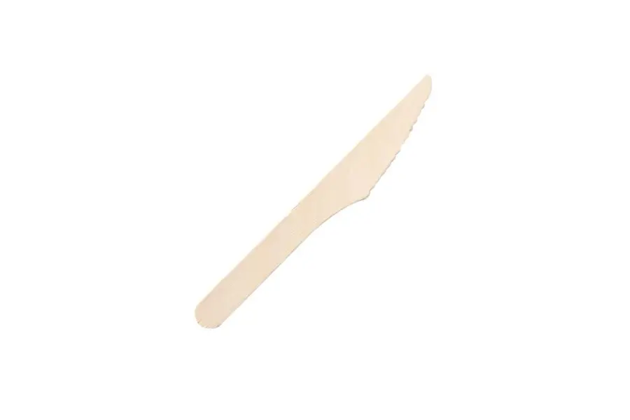 [WDKNIFE24] 165mm FSC Wood Knife Pk24