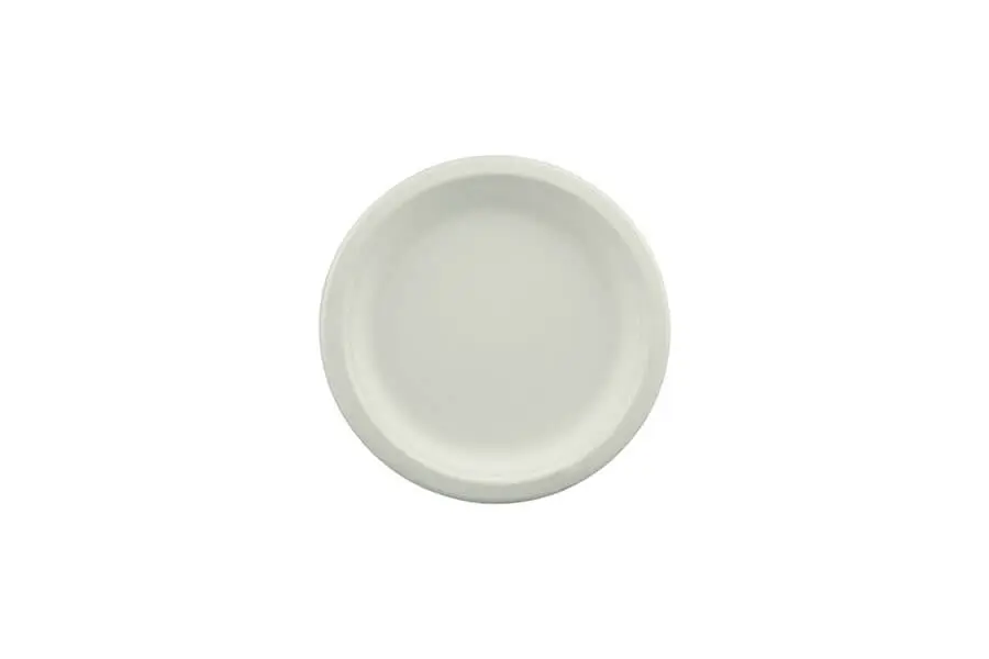 180mm Earth Sugar Cane Plate Pk10