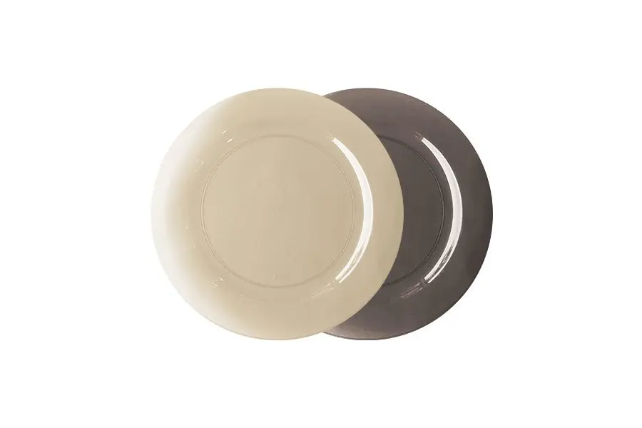 180mm Reusable Snack Plate Colour Pk10