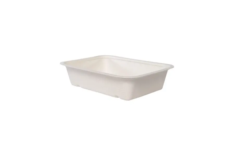 [SG2S] 190mm x 140mm x 46mm/750ml Sugar Cane Oven Tray Pk4