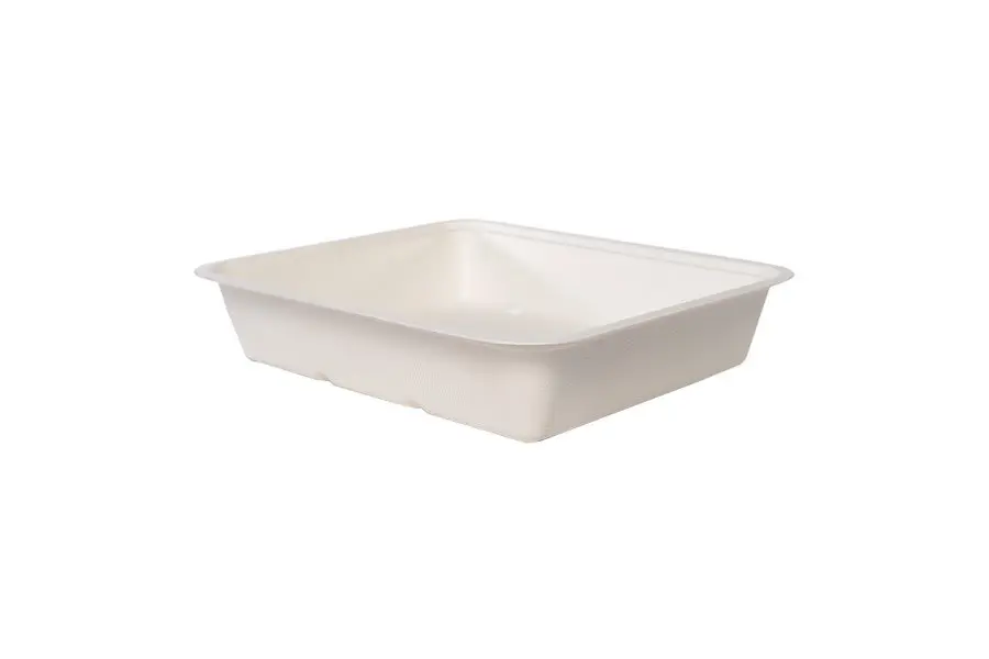 [SG3S] 230mm x 190mm x 4mm/1700ml Sugar Cane Oven Tray Pk3