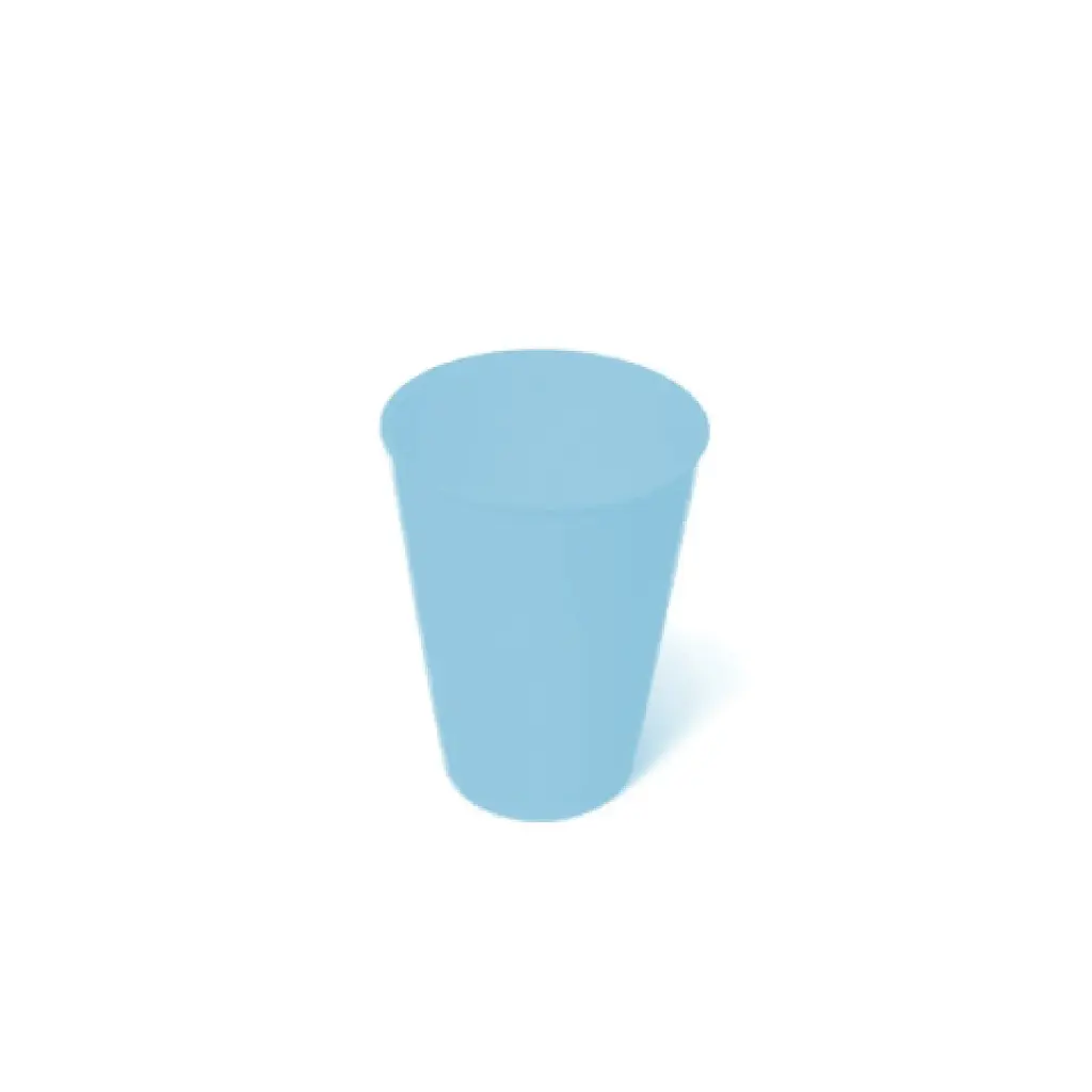 380ml Reusable Tumbler Pastel Blue Pk10