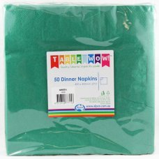 [380255.0] Green Dinner Napkin 40X40cm 2Ply P50