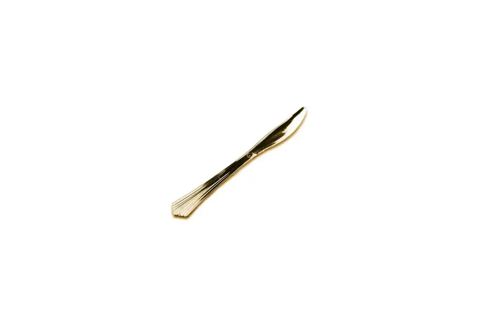 [PRGKNIFE] Stainless Steel Heavy Duty Knife Gold Pk12
