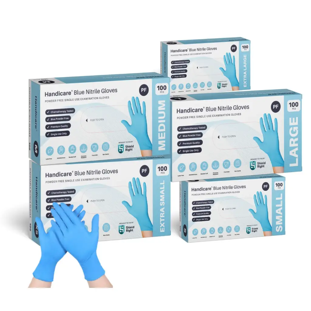 Blue Nitrile PF Medium