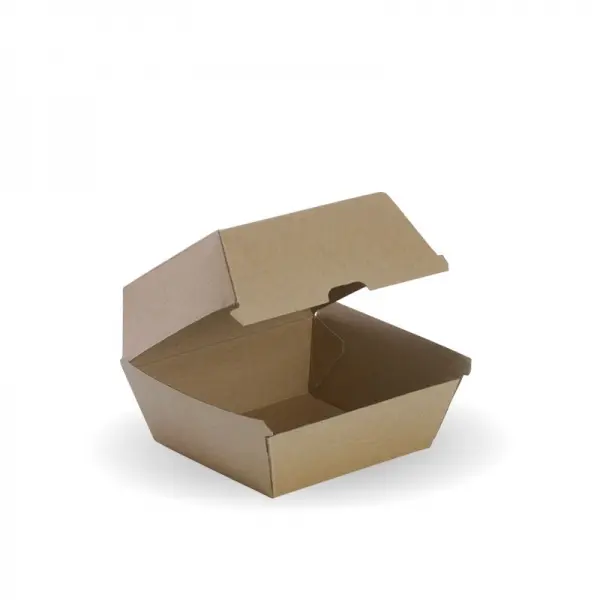 150 KRAFT CORRUGATED BURGER BOX HIGH 110*110*110