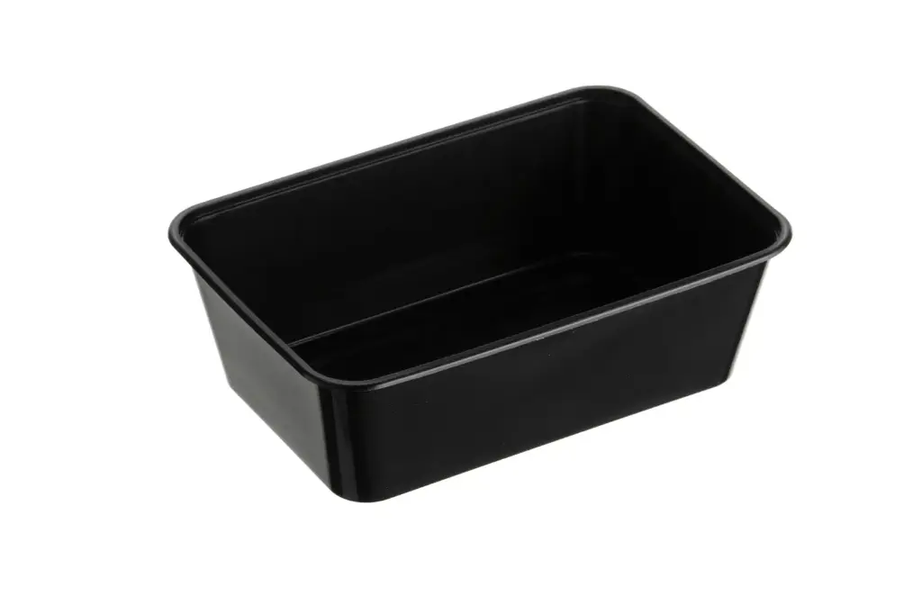 [REG750B] G750ml Rectangular Container Black