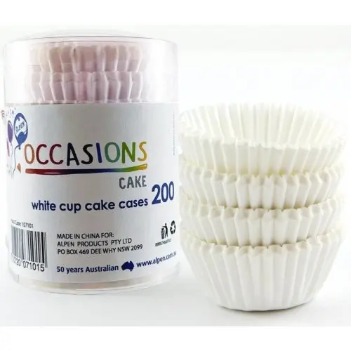 MINI CUPCAKE CASE 100 WHITE