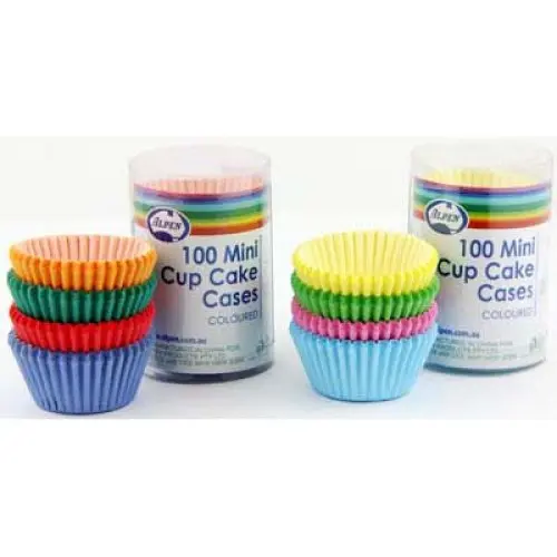 MINI CUPCAKE CASE 100 COLOUR