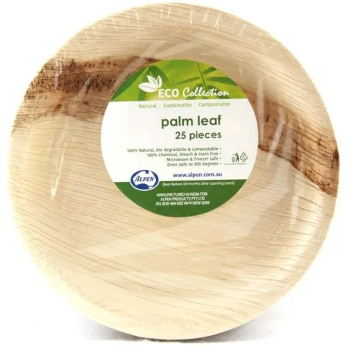 [461217] PALMLEAF ROUND PLATE 7" P10x10