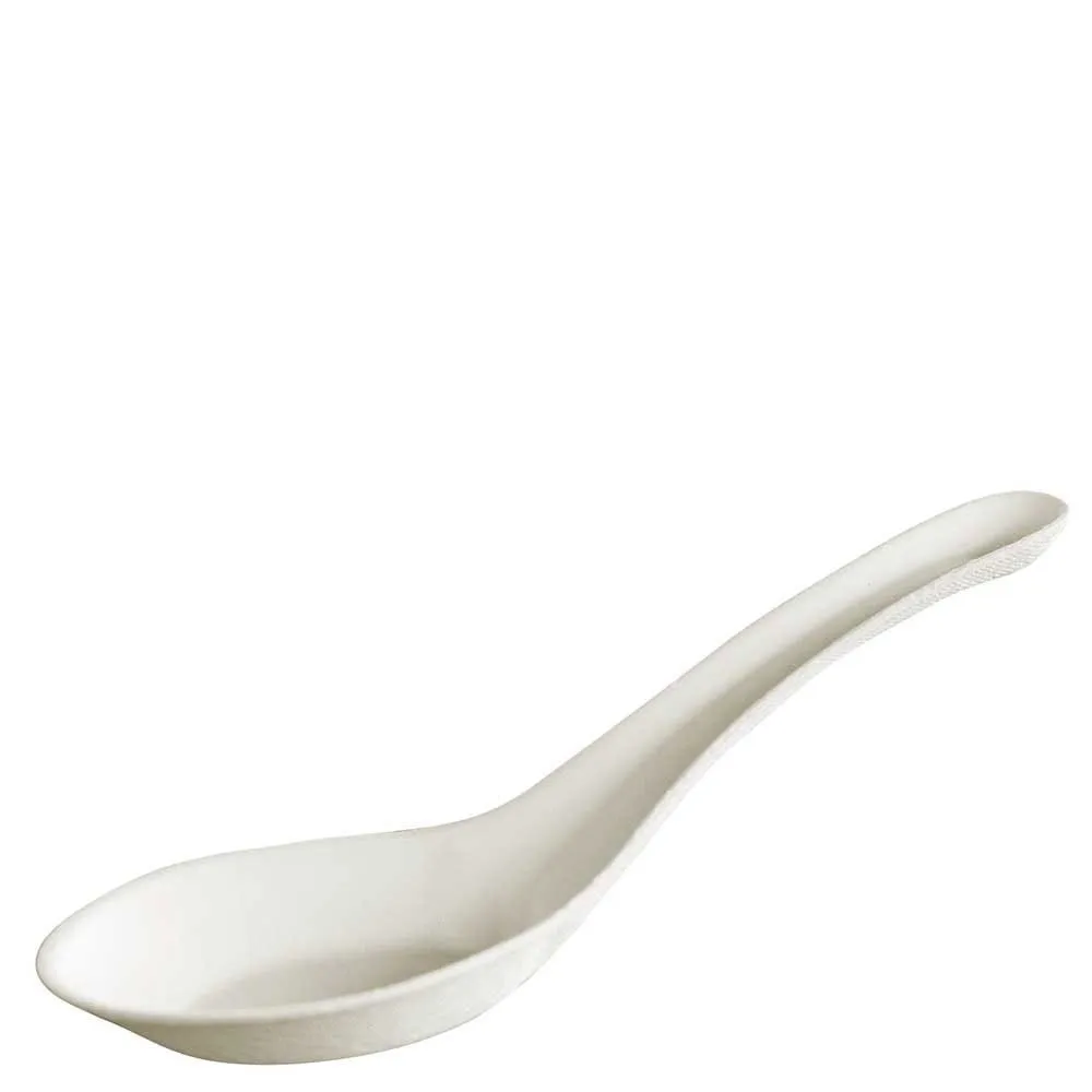 Cutlery Chinese Spoon Natural Fibre Natural Colour