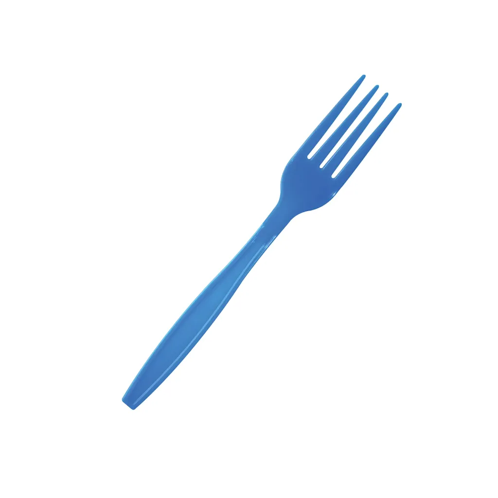 Reusable Heavy Duty Fork Blue Pk20