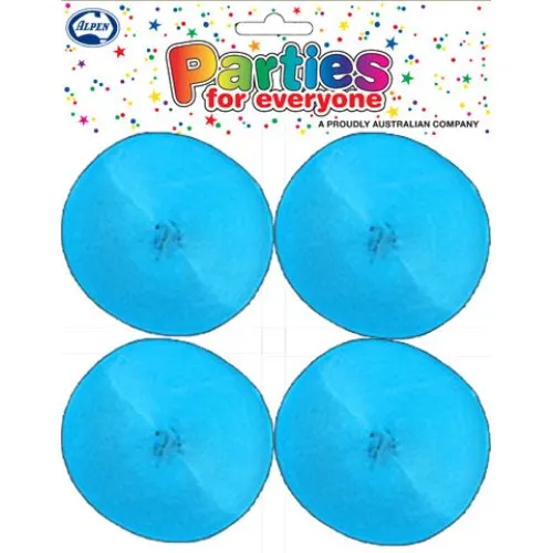 [510057] STREAMER P4 AZURE BLUE CREPE