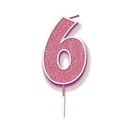 CANDLE GLITTER #6 PINK P1