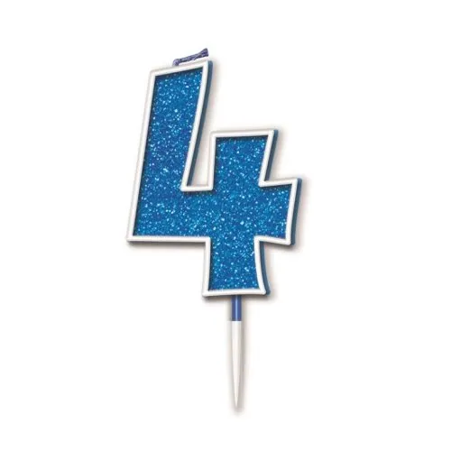 CANDLE GLITTER #4 BLUE P1
