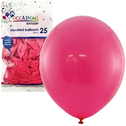 BALLOON STANDARD P25 30CM FUCHSIA