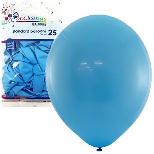 BALLOON STANDARD P25 30CM LT.BLUE