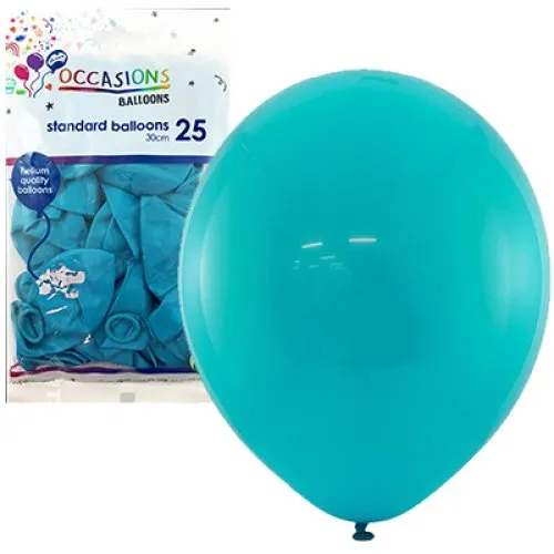 BALLOON STANDARD P25 30CM TEAL