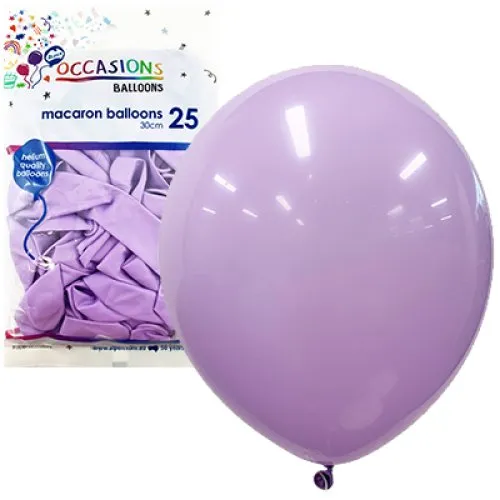BALLOON MACARON P25 30CM LAVEND