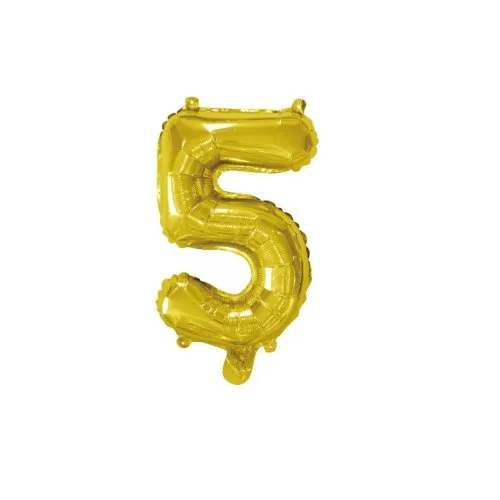 Foil Balloon 14" DECROTEX GOLD #5 P1