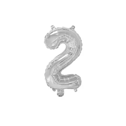 Foil Balloon 14" DECROTEX SILVER #2 P1