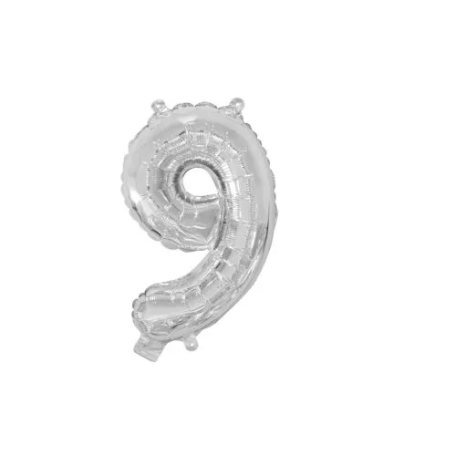 Foil Balloon 14" DECROTEX SILVER #9 P1