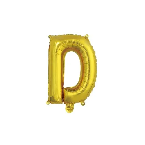 Foil Balloon 14" DECROTEX GOLD #D P1