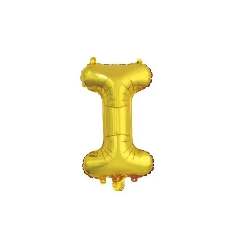 Foil Balloon 14" DECROTEX GOLD #I P1