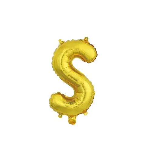 Foil Balloon 14" DECROTEX GOLD #S P1