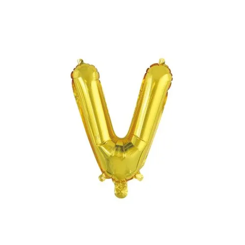 Foil Balloon 14" DECROTEX GOLD #V P1