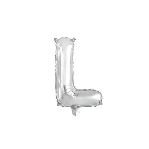 Foil Balloon 14" DECROTEX SILVER #L P1