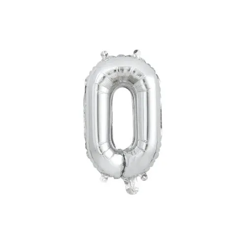 Foil Balloon 14" DECROTEX SILVER #O P1