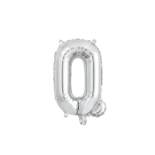 Foil Balloon 14" DECROTEX SILVER #Q P1