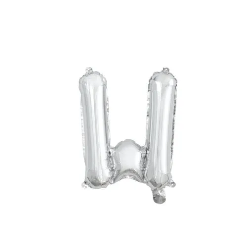 Foil Balloon 14" DECROTEX SILVER #W P1