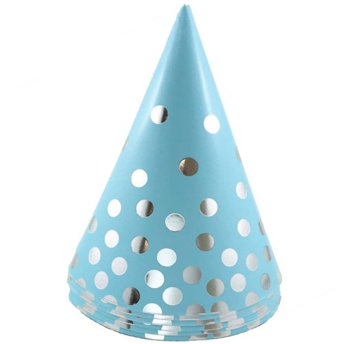 HAT CONE BLUE/SILVER P6