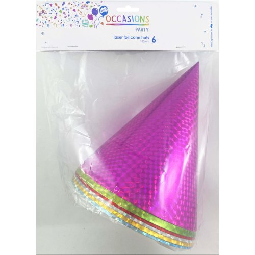 [202112] HAT LASER FOIL CONE 185mm P6