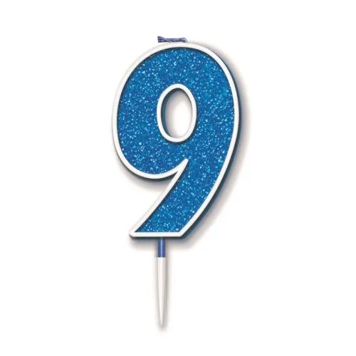 CANDLE GLITTER #9 BLUE P1