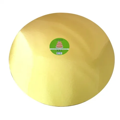 Cake Board Round - Gold Foil 20" 4mm