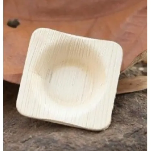 [461100] Palm Leaf Round Dip Bowl 2.5inch 65mm Pack 25x8