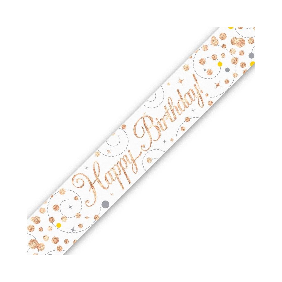 [109510] BANNER 2.7M SPARK FIZZ RG BDAY